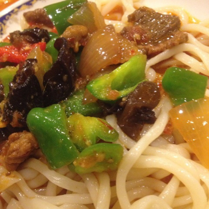 あんかけ麺(ウイグルレストラン シルクロード・タリム(新疆料理))