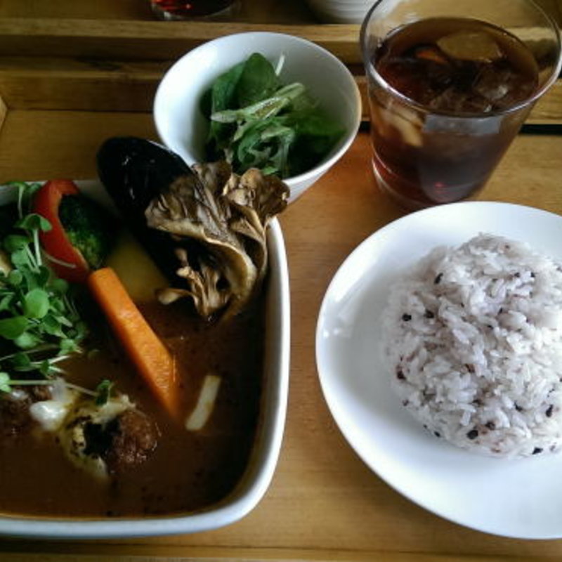 鶏団子のチーズ焼きスープカレー(スープカリー　OASIS)