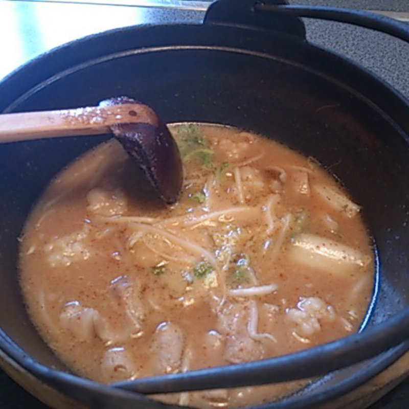 ホルモン鍋ランチ(すから )