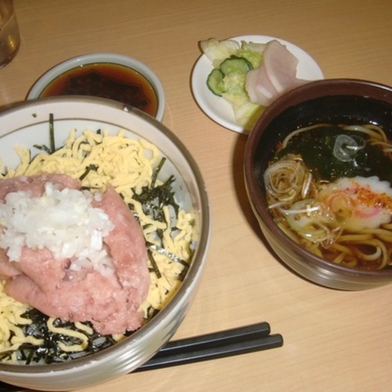 ネギトロ丼そば付き(すぎのや本陣茨城空港店 )