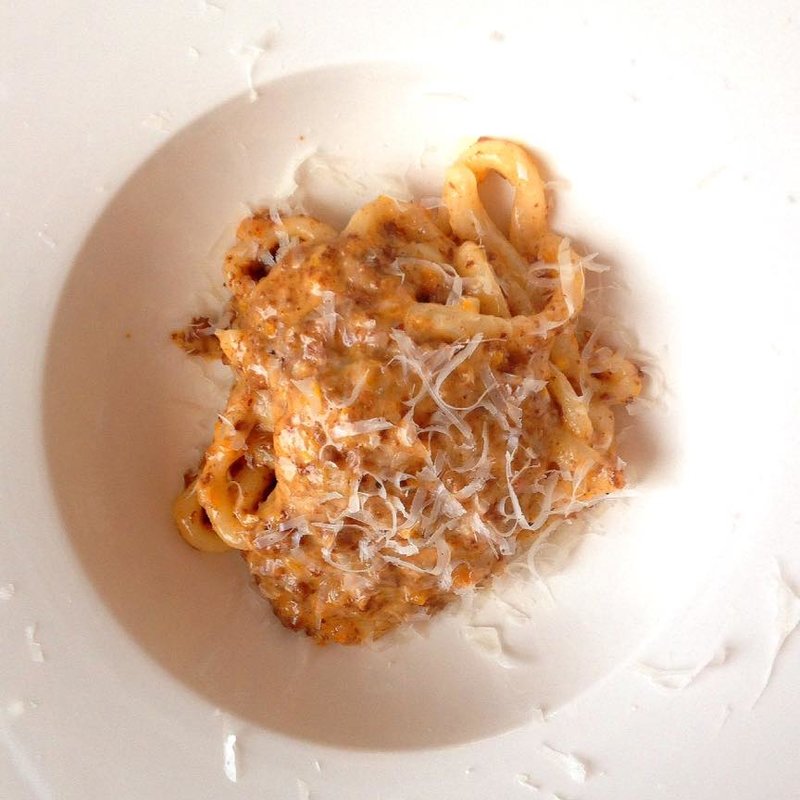 ピーチ お肉のラグーで(ズッペリア・オステリア・ピティリアーノ)