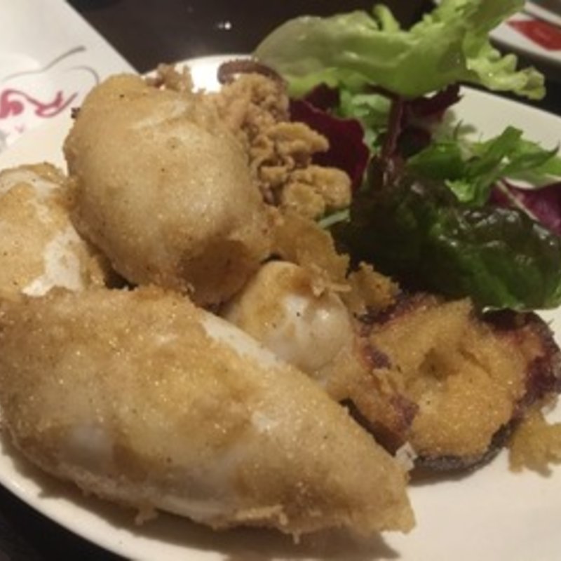 ヤリイカのフリット(熟成肉専門店 ステーキバルRYO GINZA （リョウ）)
