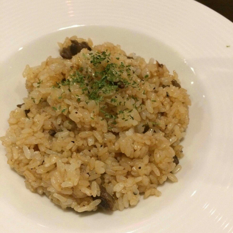 ガーリックライス(ステーキ倶楽部 BECO 肥後橋)