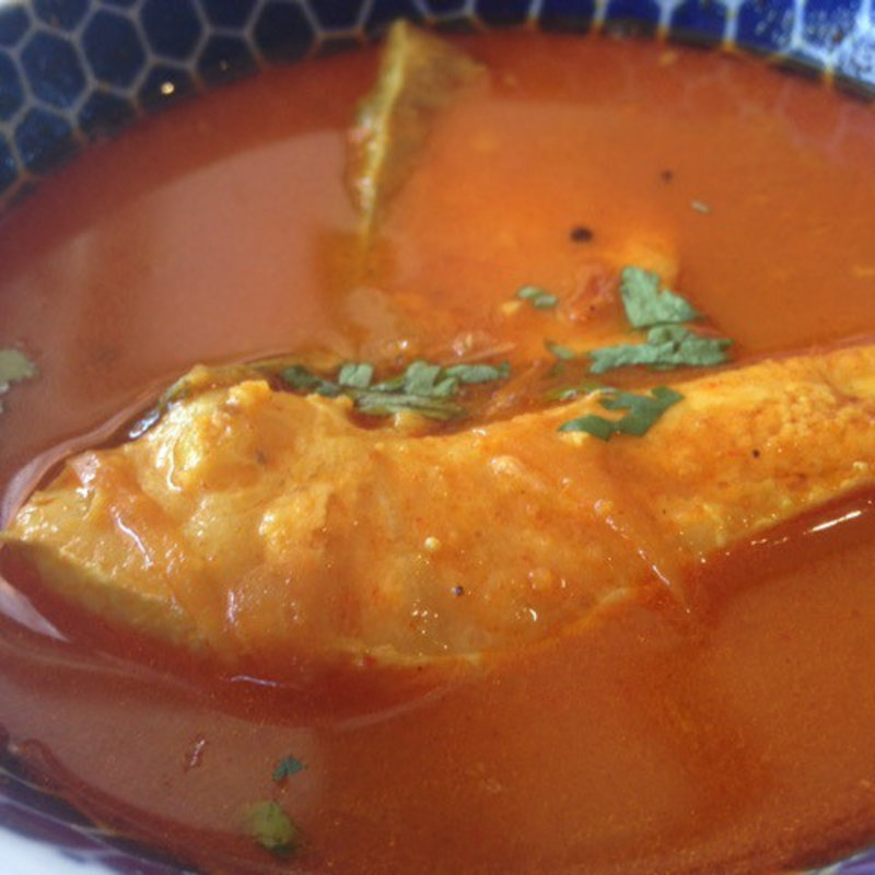 鮭カレー前菜付きのセット(スパイスキッチンムーナ)