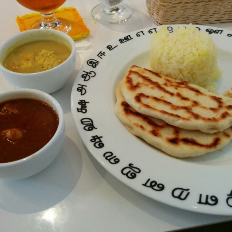 ロッティ付きカレーセット(セイロンドロップ)