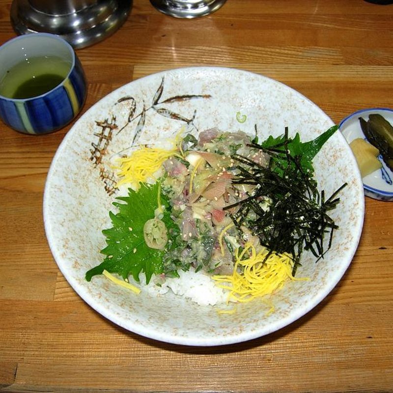 地あじなめろう丼(せきの )