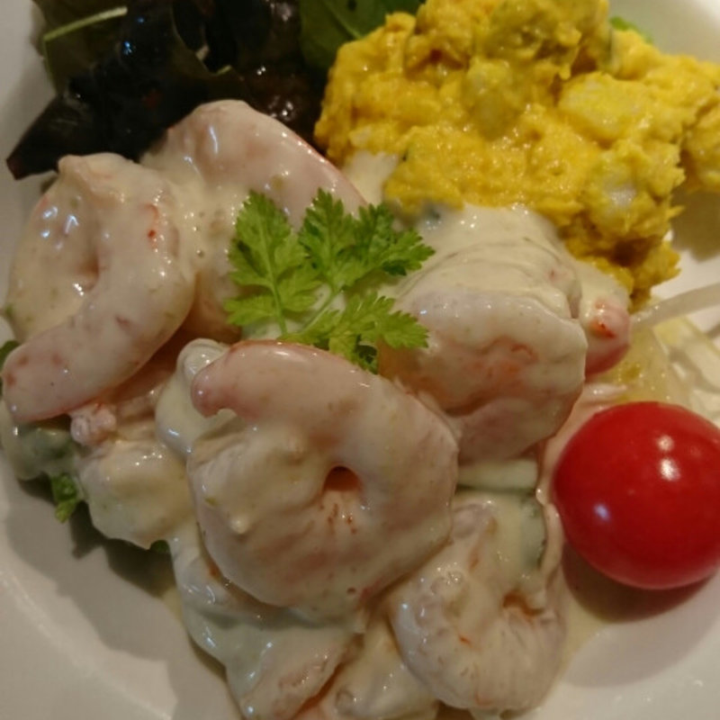 海老とアボガドの柚子胡椒マヨネーズ(ゼットン)