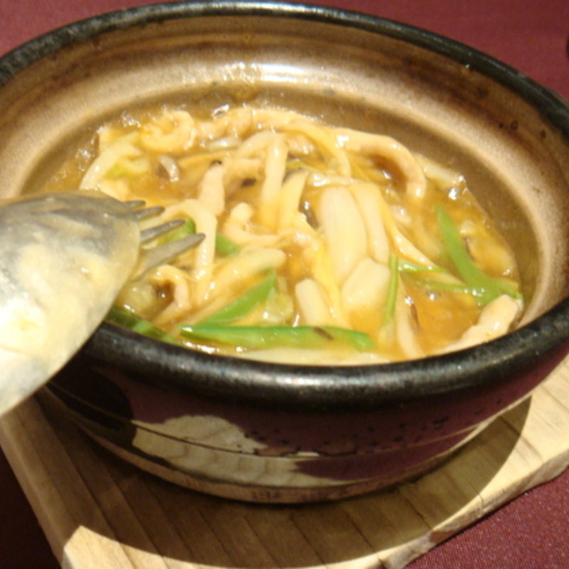 汁そば(レストラン「セブンシーズ」)