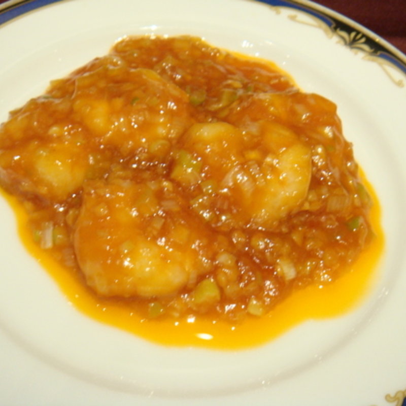 海老チリ(レストラン「セブンシーズ」)