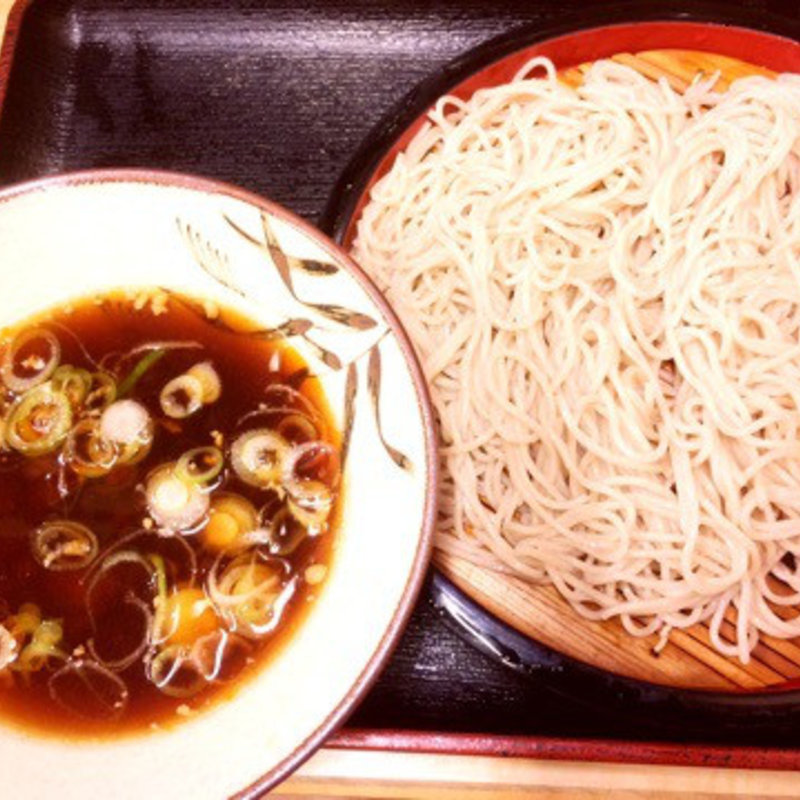 鶏そぼろのつけ蕎麦(そばよし)