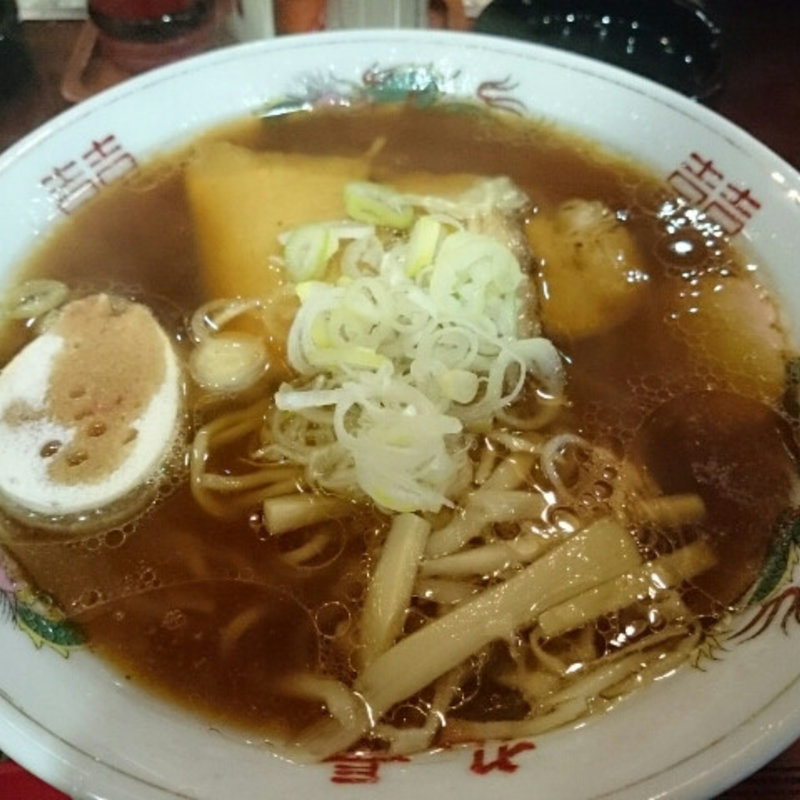 醤油ラーメン(そば処  丸長)