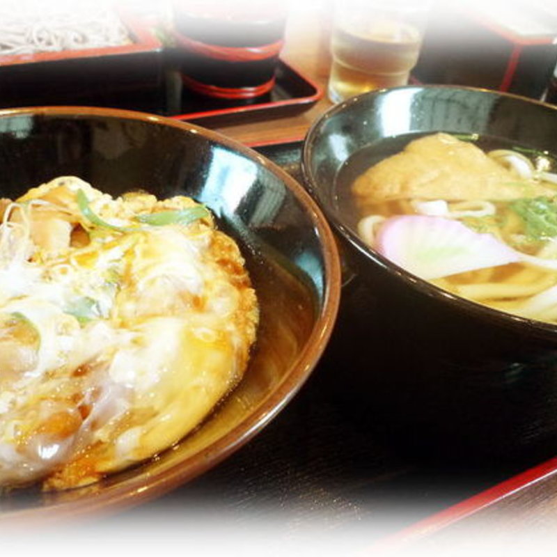 親子丼セット(そば処 いながわ)