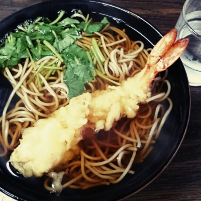 天ぷらそば(そば処 小花)