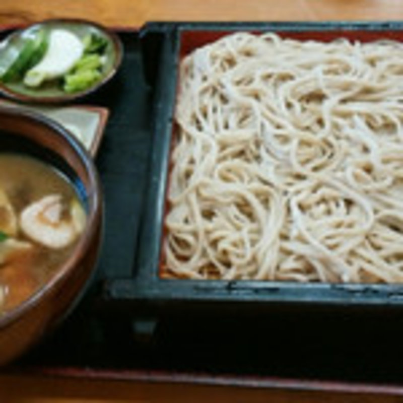 かも汁そば(そば処 桂)