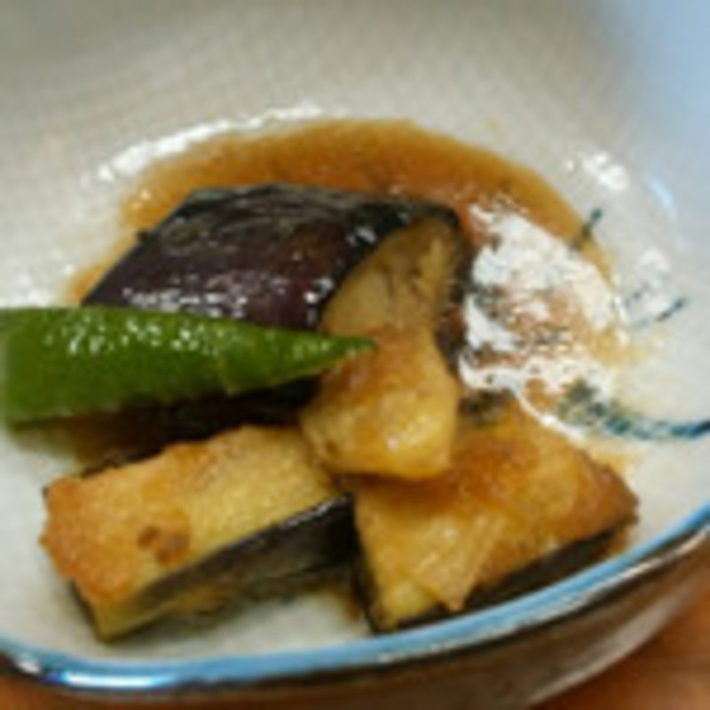 茄子の煮びたし(そば処 桂)