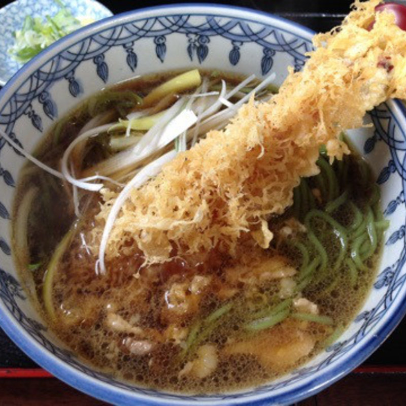 天かしわそば(そば処くしろ庵 )