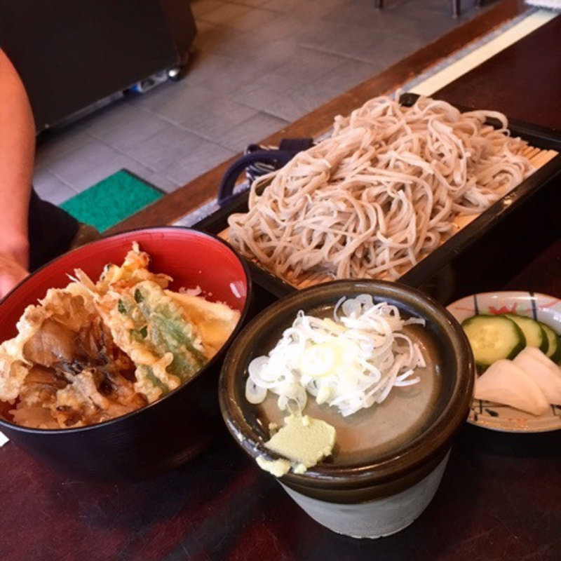 もりそば天丼セット(そば処元屋 （もとや）)