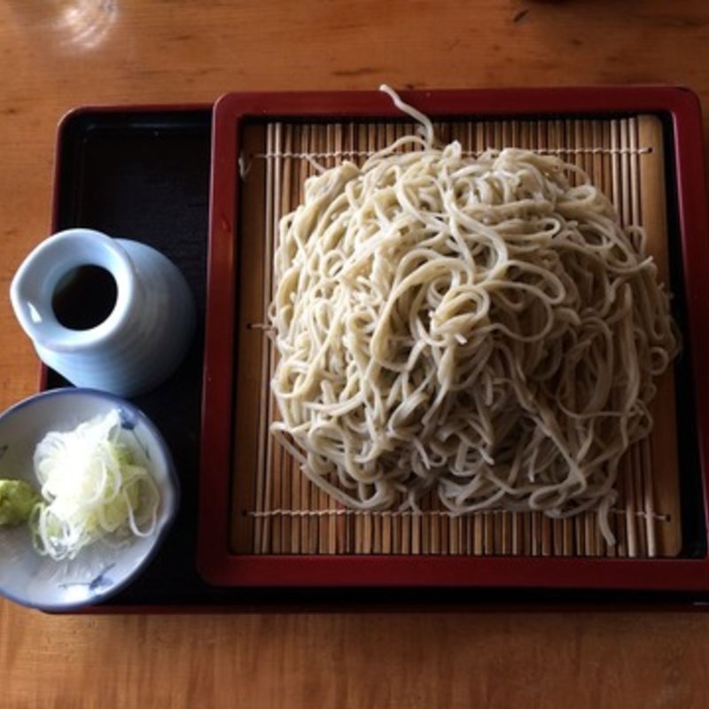 もりそば大盛り(そば処小代)