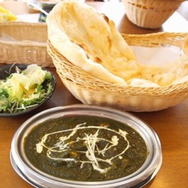 Aランチ（ほうれん草）(タージマハール （INDIAN TAJMAHAL）)