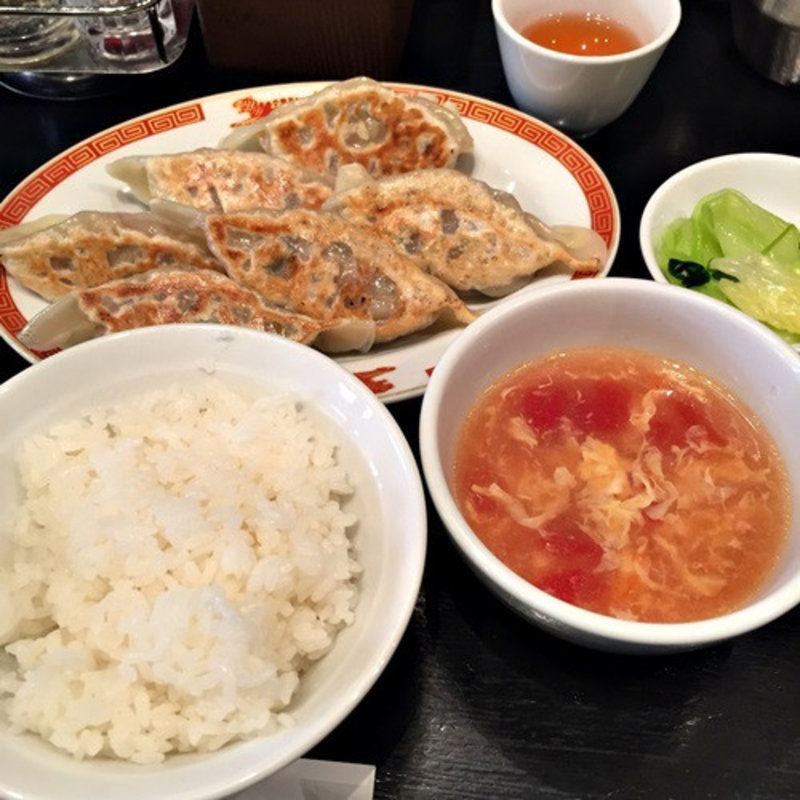 餃子定食並盛り(タイガー餃子軒 広尾)