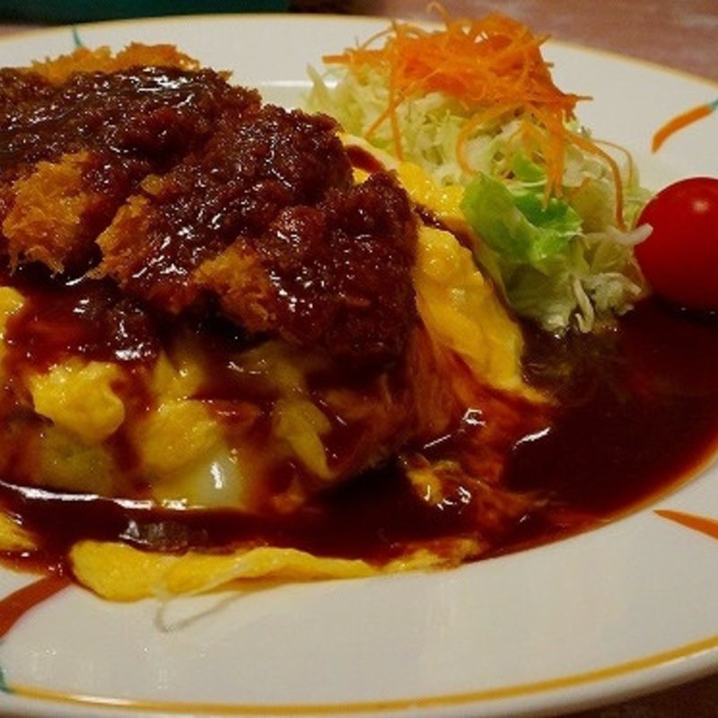 そばめしのオムライス～かつめし風～(ダイナック 三木サービスエリア)