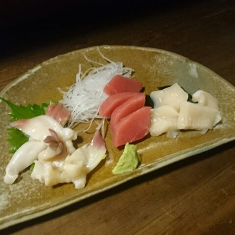 刺身三点盛り(たかさごや)