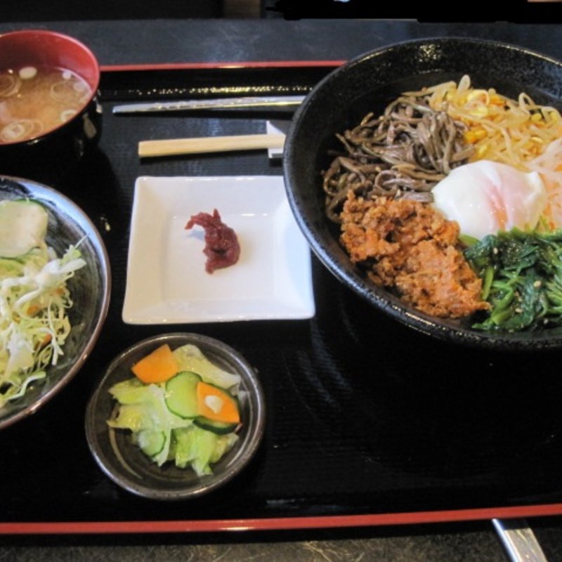 乳酸豚そぼろビビンバセット(たかや 本店 )