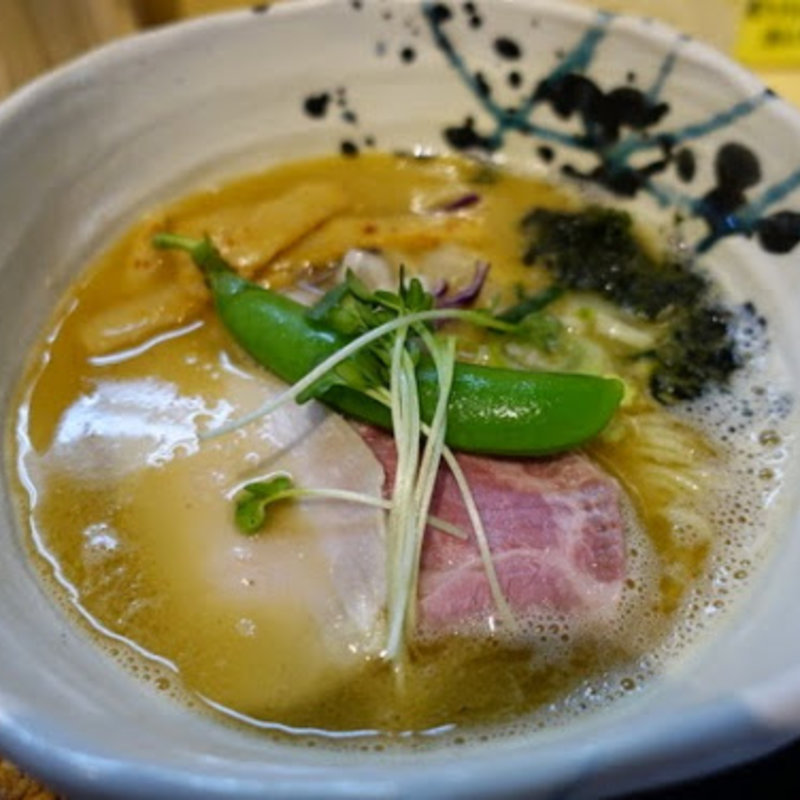 プレミアム鯵と鰹の鶏そば(つけ麺 たけもと)