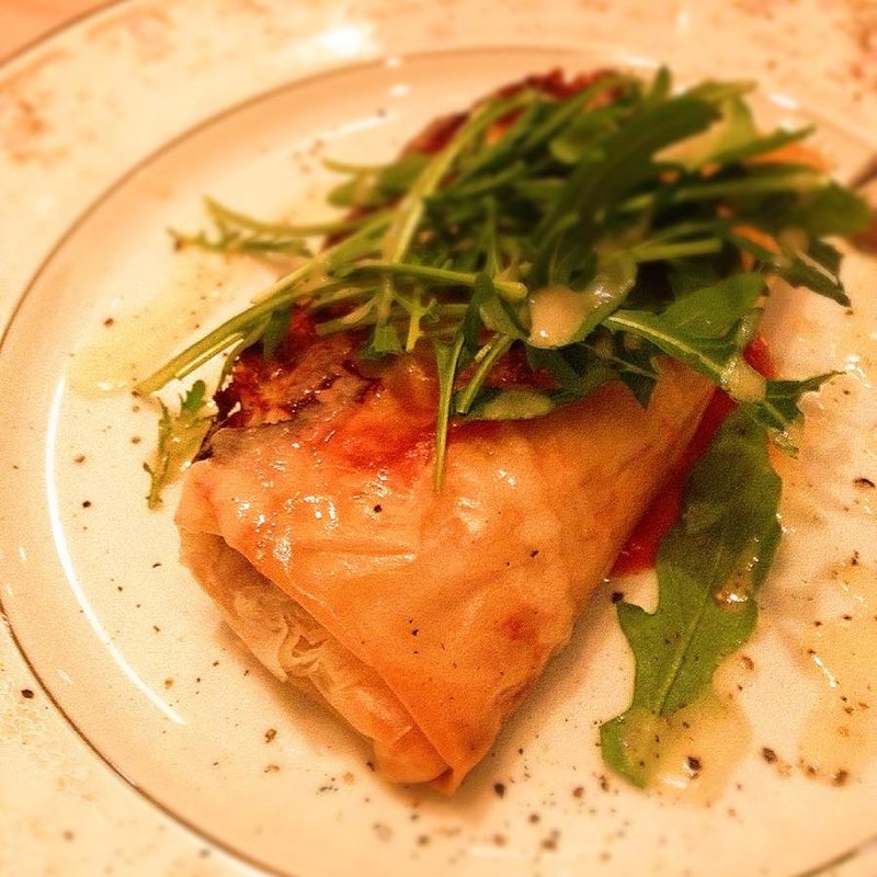 豚の脳みそクレープ(ビストロ タツミ)