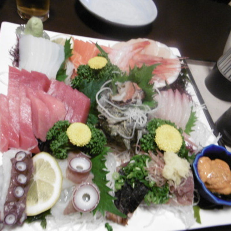 蛸刺し(たつみ庵)