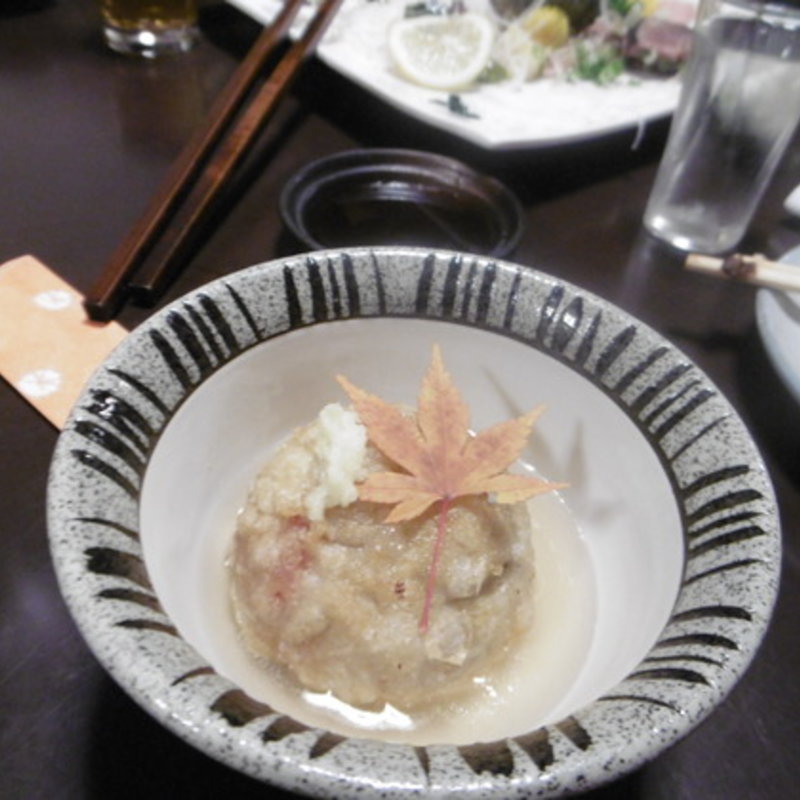 里芋と海老の蒸しあんかけ(たつみ庵)