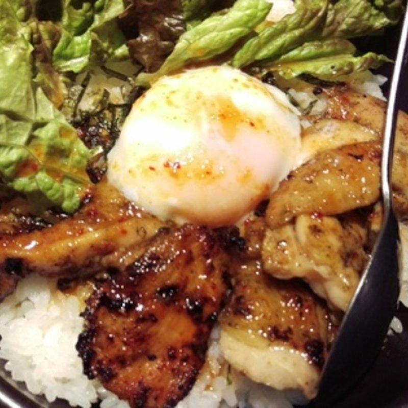 かしわ丼大盛(たどん 池袋店)