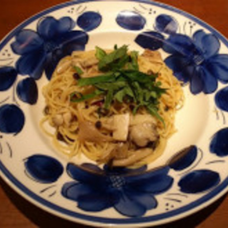 きのこと青シソのスパゲェティ(タパス＆タパス 川崎DICE前店)