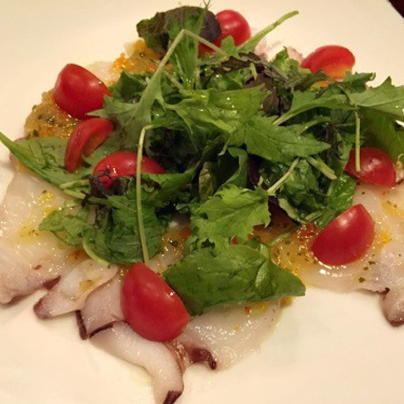 水ダコのカルパッチョ(ブルマーレ 新宿店 )