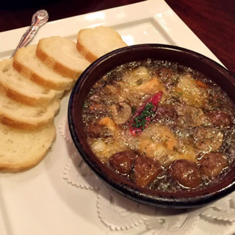 海老とマッシュルームのアヒージョ (ブルマーレ 新宿店 )