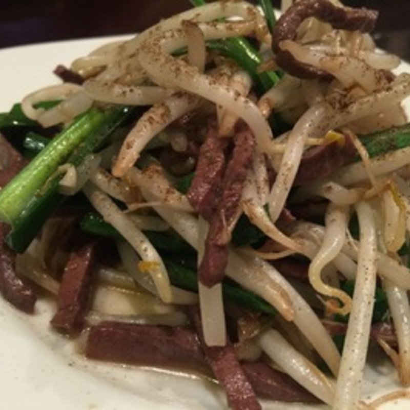 ハツニラもやし炒め(タンテール富士)