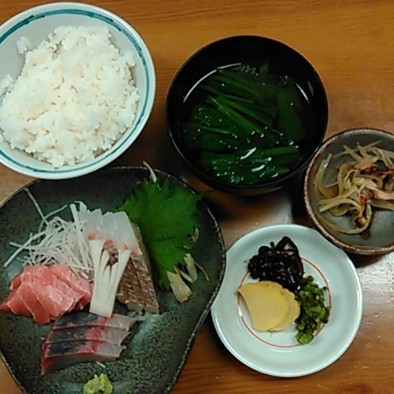 お刺身定食(谷中 たんぴょう亭)