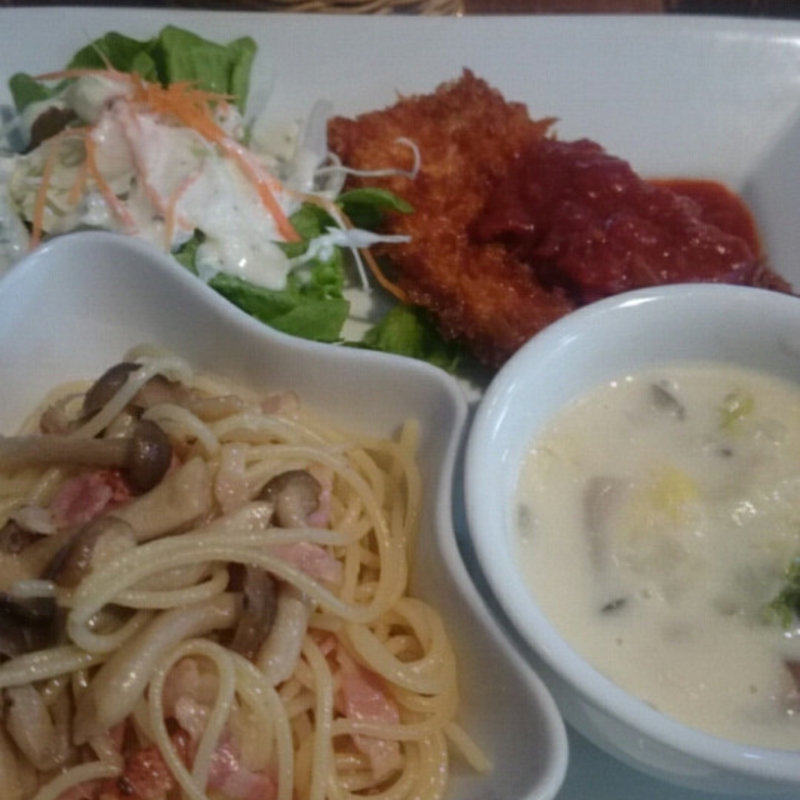 ランチのプレート(チアビー 水呑)