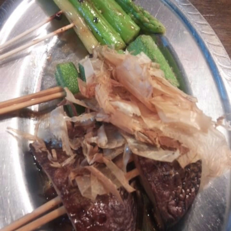 アスパラ、オクラ、山芋(高架下チエちゃん)