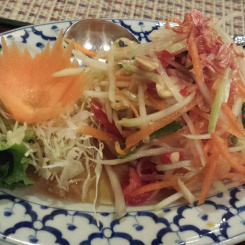 青パパイヤのサラダ(チャオタイ 渋谷東口店 )