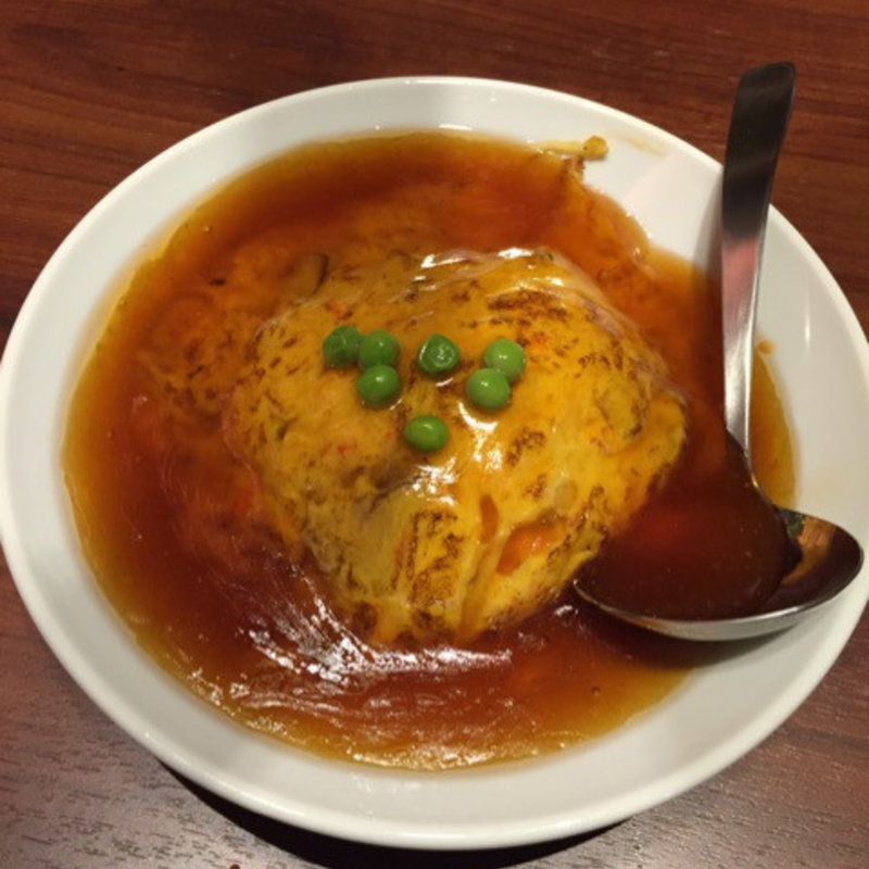 カニ玉(チャニーズレストラン　龍鱗)