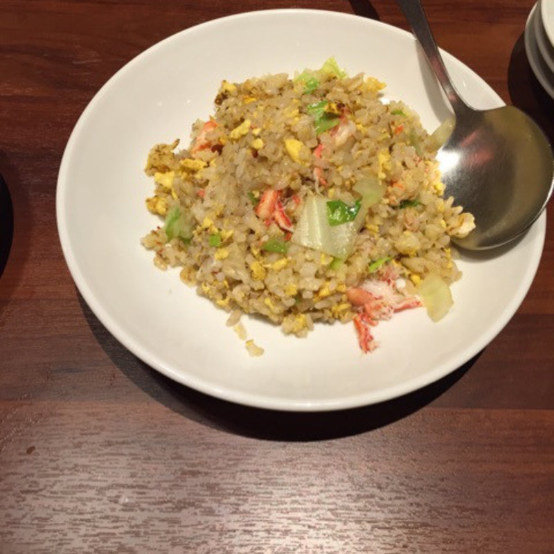 蟹レタス炒飯 (チャニーズレストラン　龍鱗)