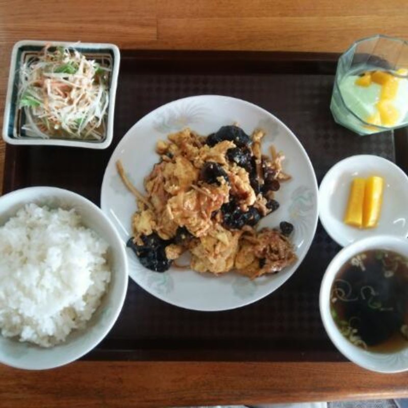 日替わり定食(玉子と木耳炒め)(ちゃんどーる )