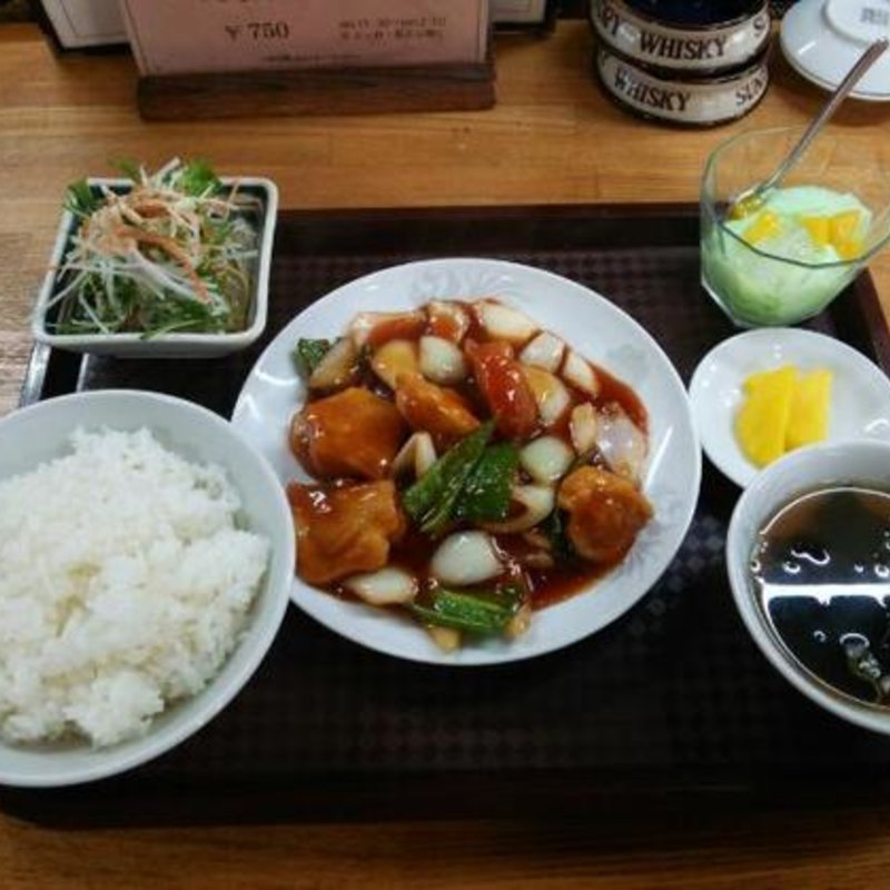 日替わり定食(白身魚の甘酢がけ)(ちゃんどーる )