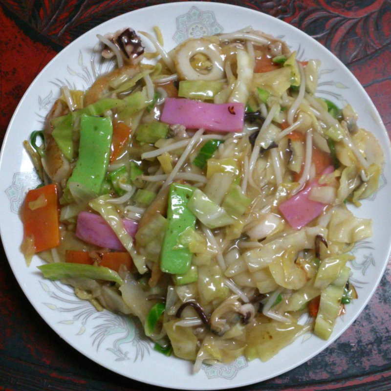 太麺皿うどん　大盛り(ちゃんぽん屋 )