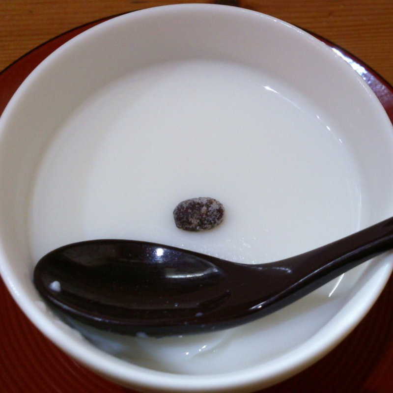 自家製杏仁豆腐(麺屋ちゅうべぇー)