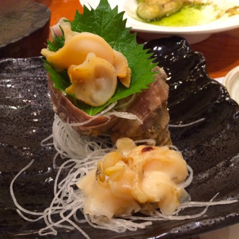 本つぶ貝のお造り(ちゅう心 )