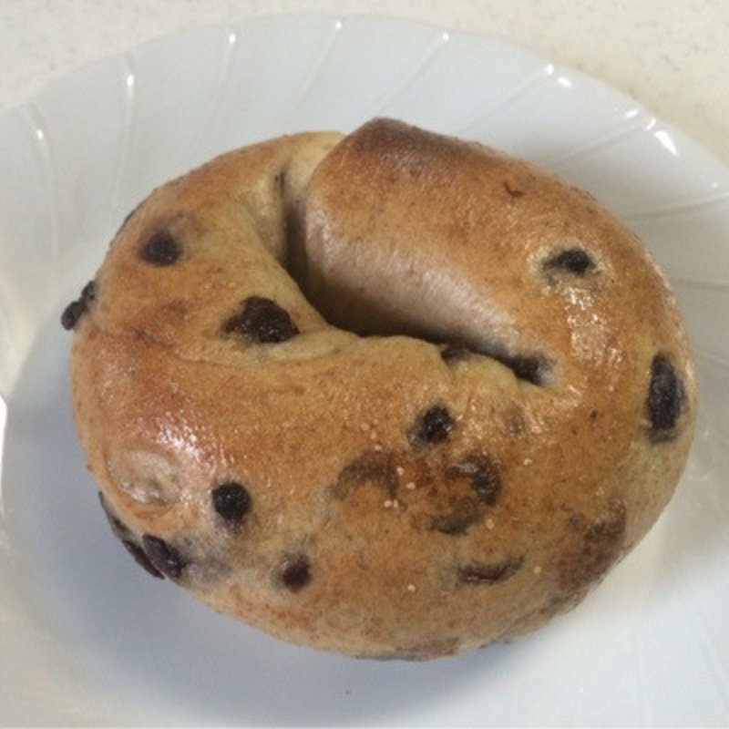 チョコチップとクリームチーズベーグル(ツェルマット)