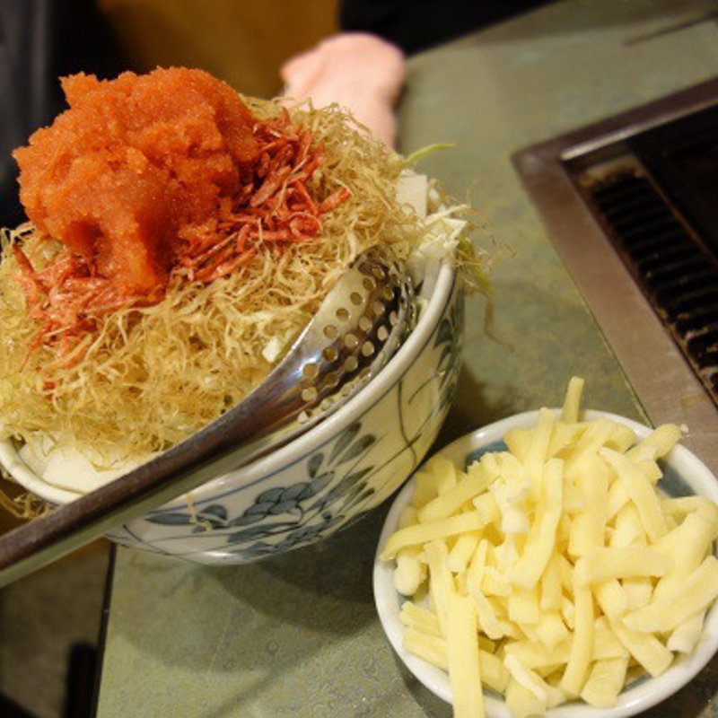 明太もちチーズもんじゃ(つきしま小町)