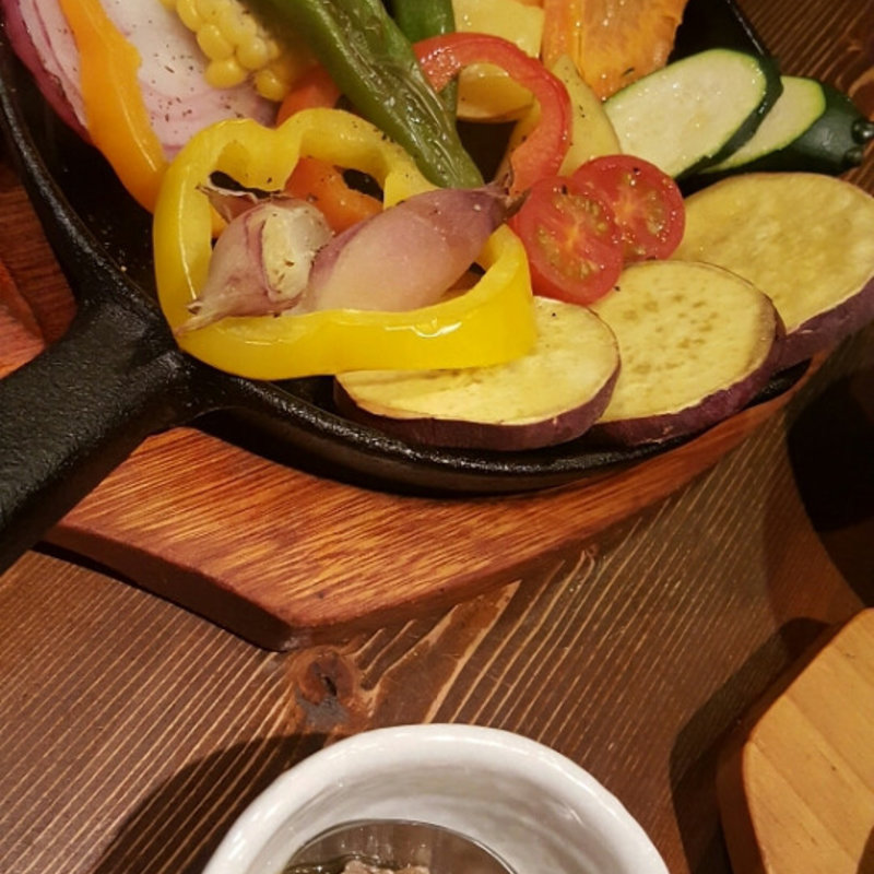 焼き野菜のバーニャカウダ(ひさ野)